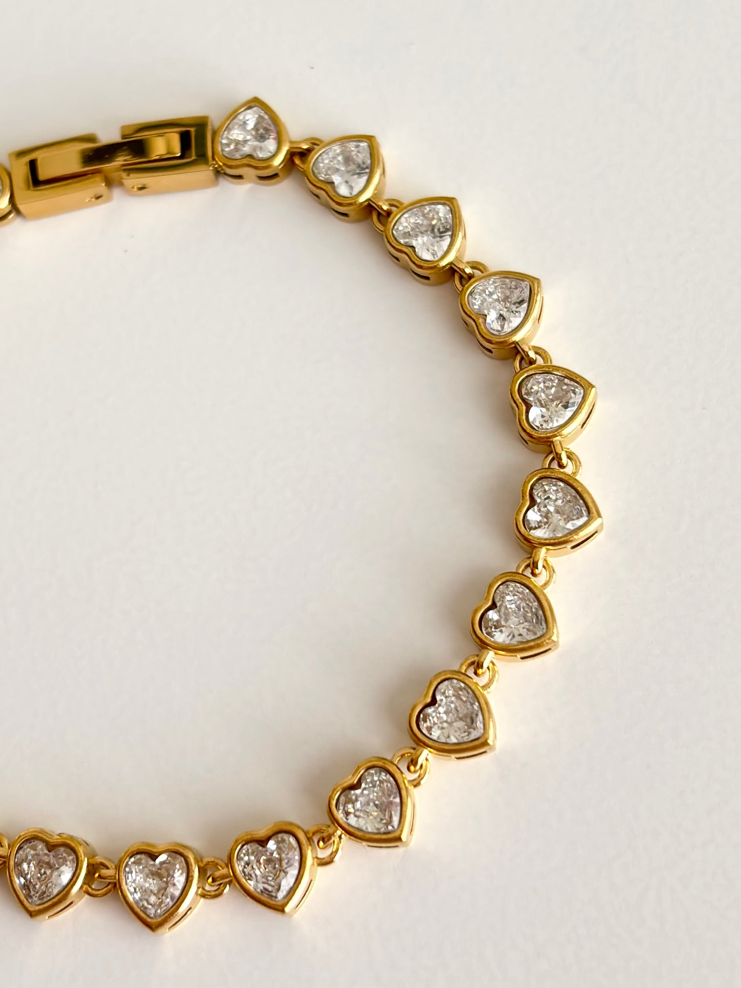 Sparkling Hearts Bracelet
