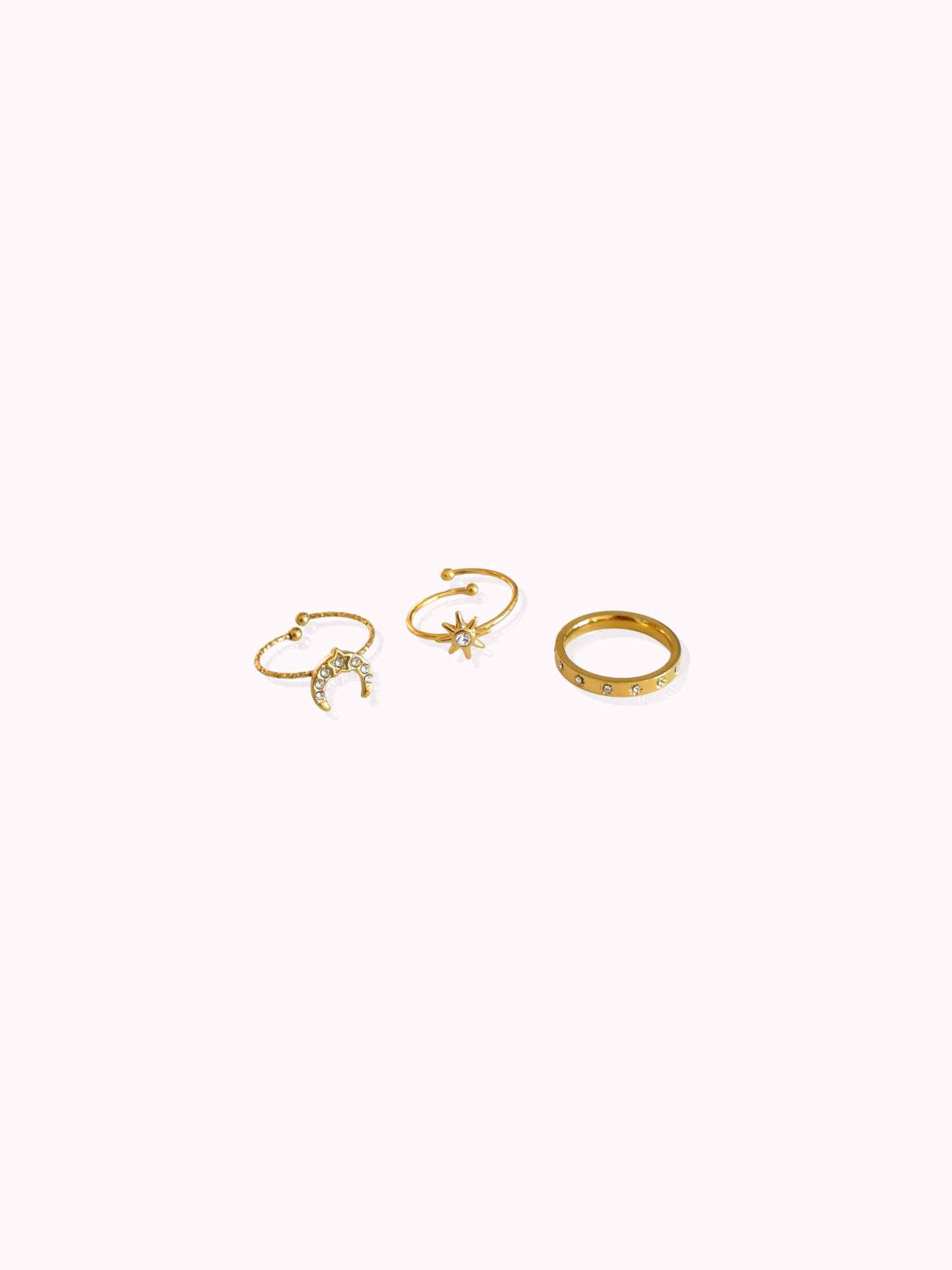 Sparkling Ring Set