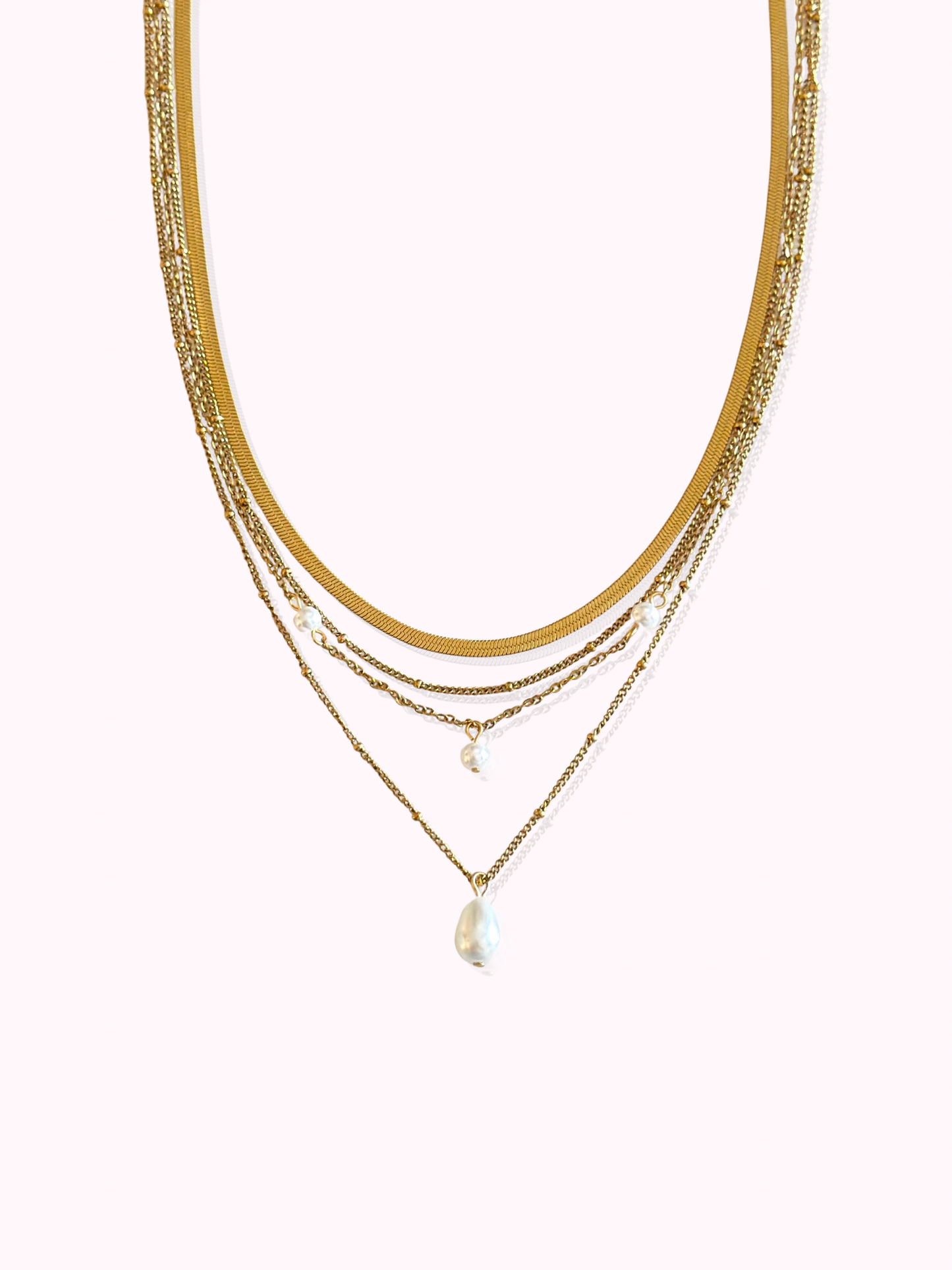 Pearl Necklace Set