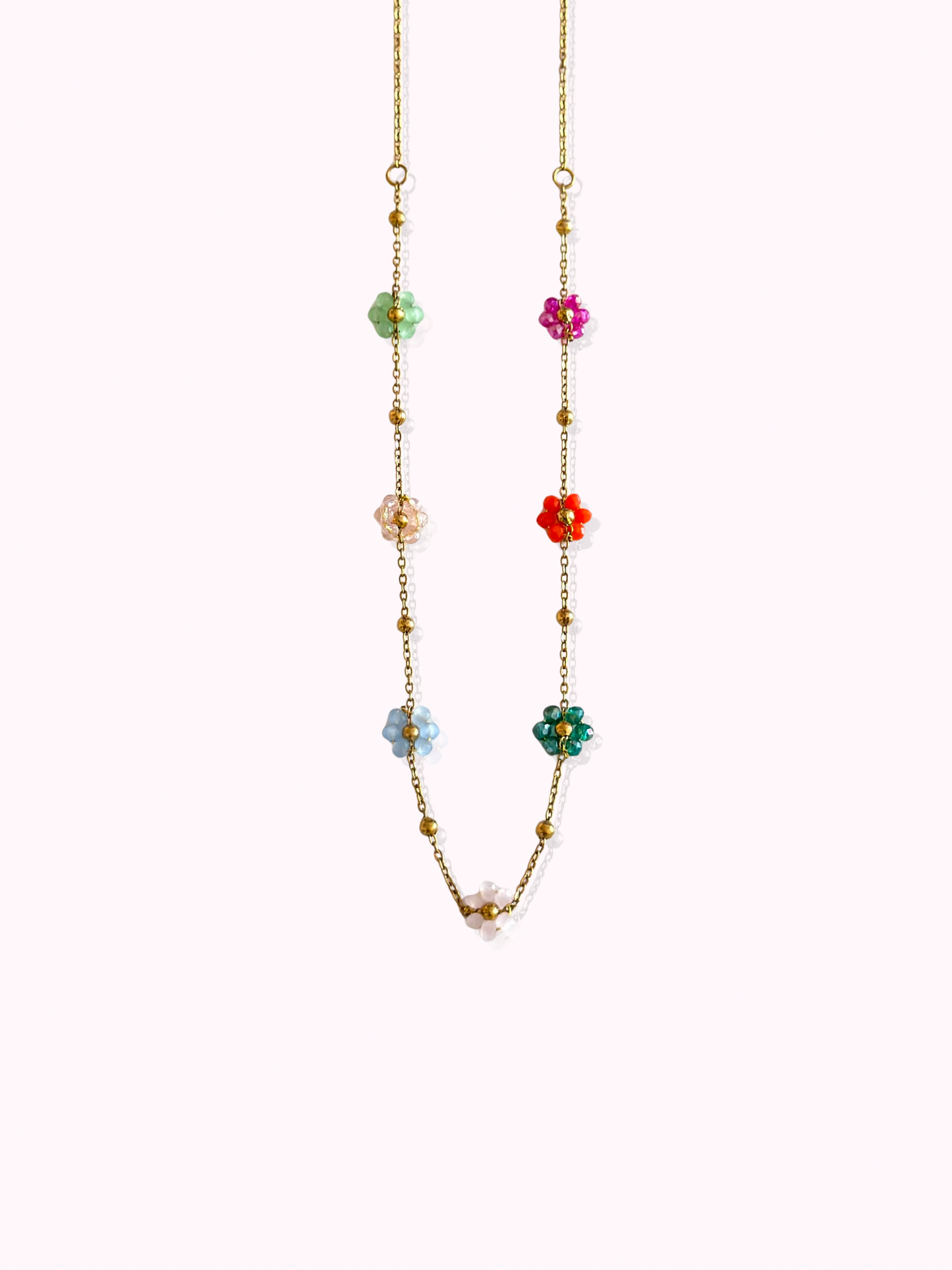 Colorful Flower Necklace