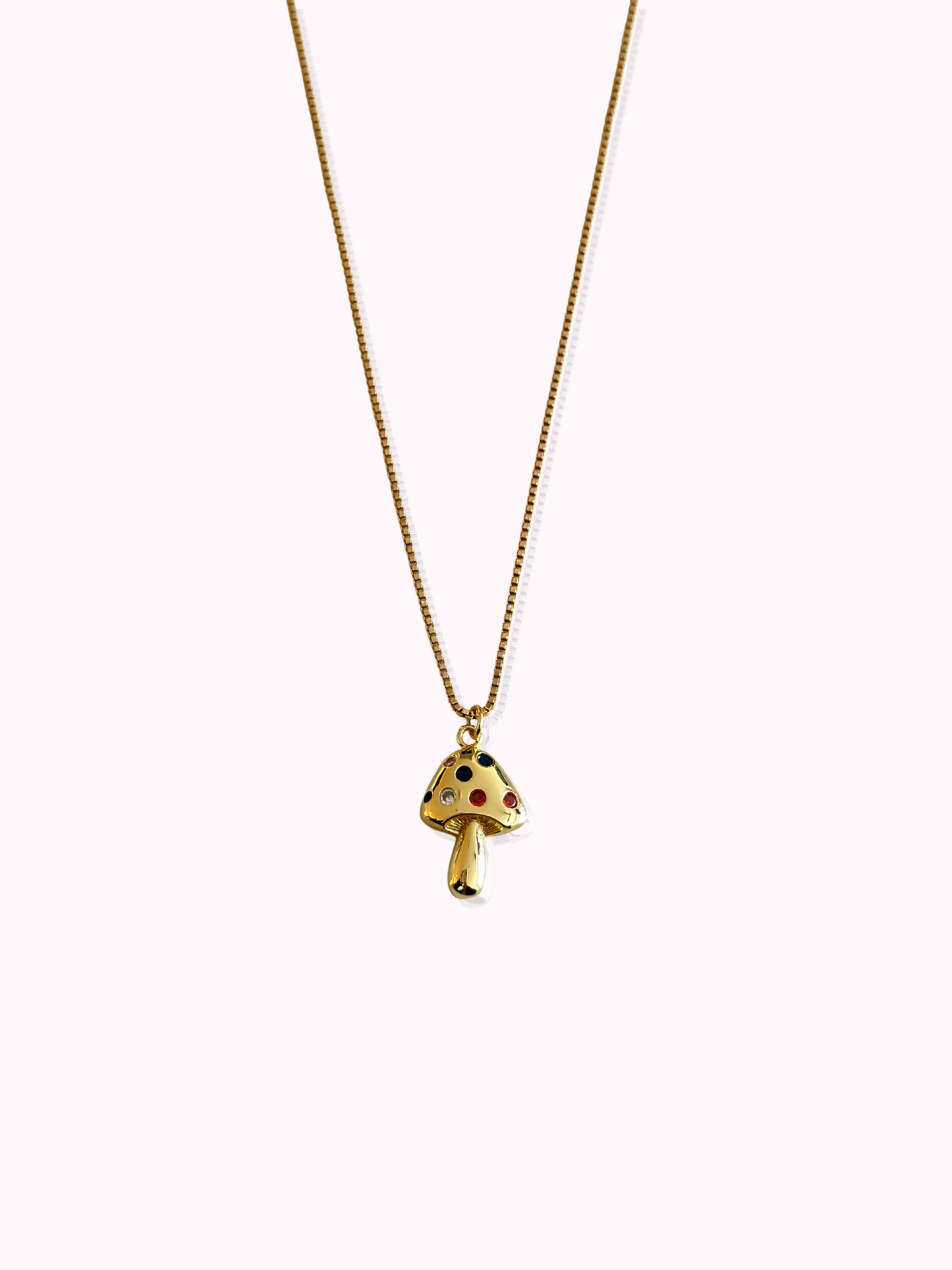 Mini Mushroom Necklace