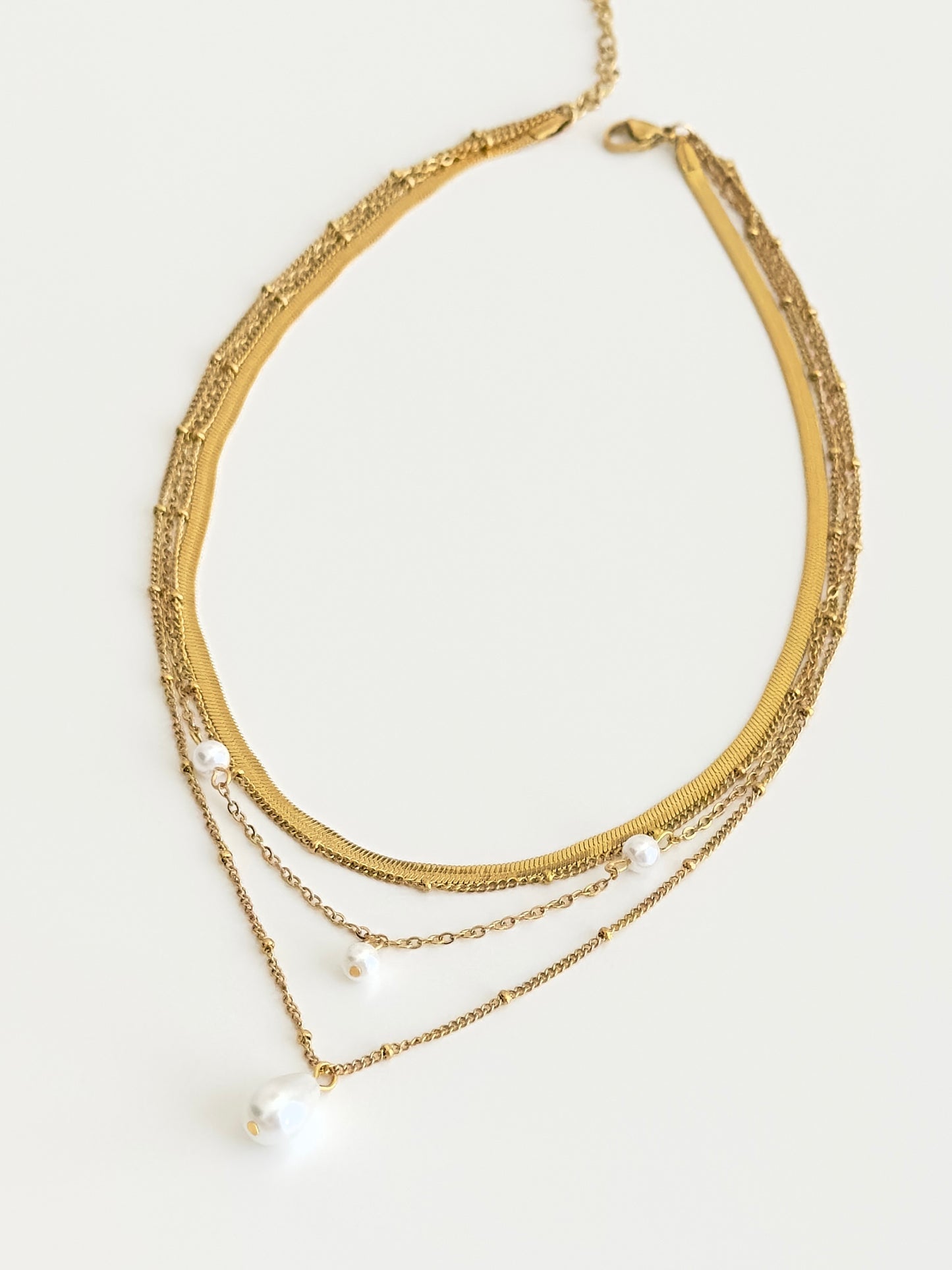 Pearl Necklace Set
