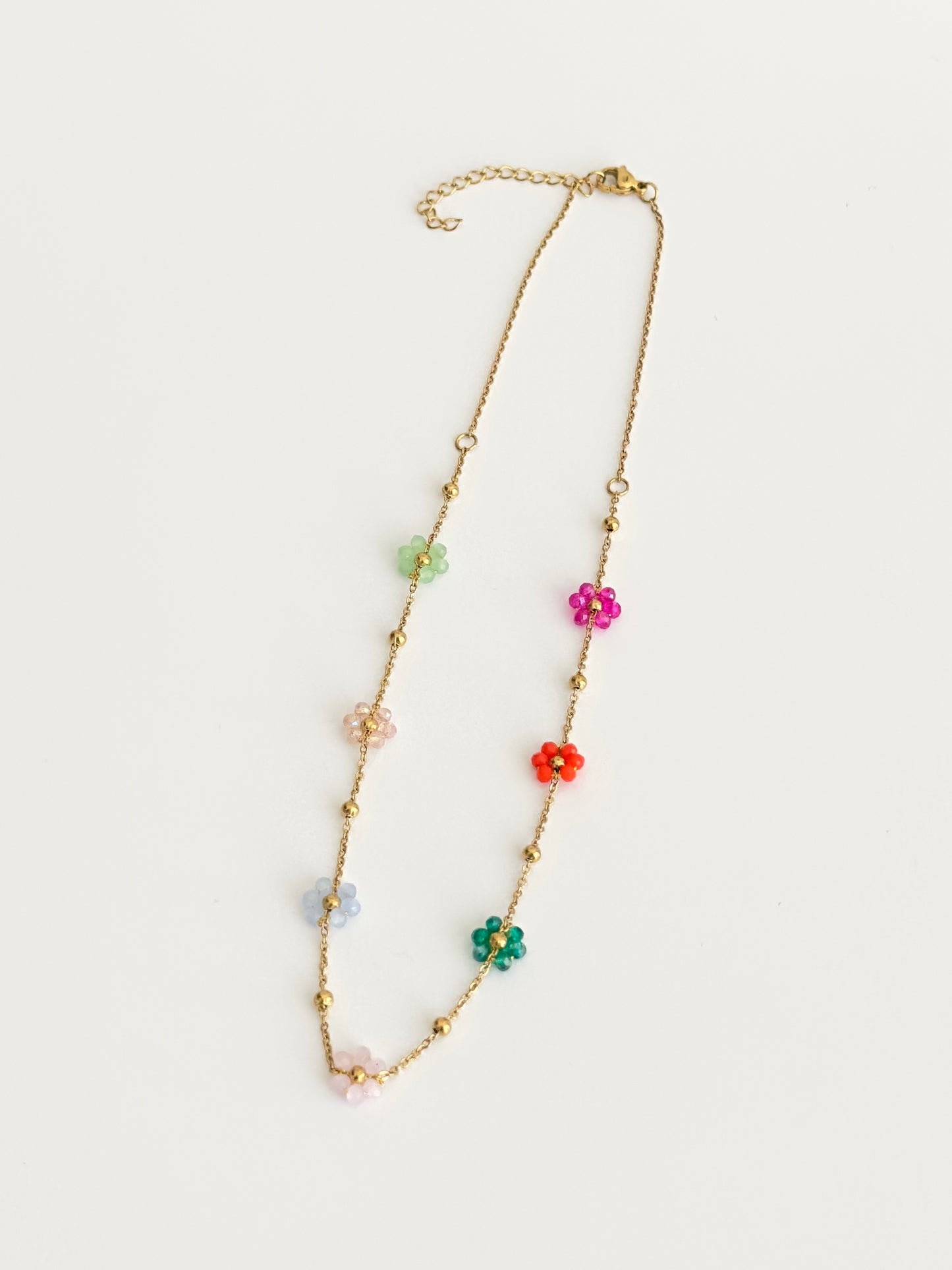 Colorful Flower Necklace