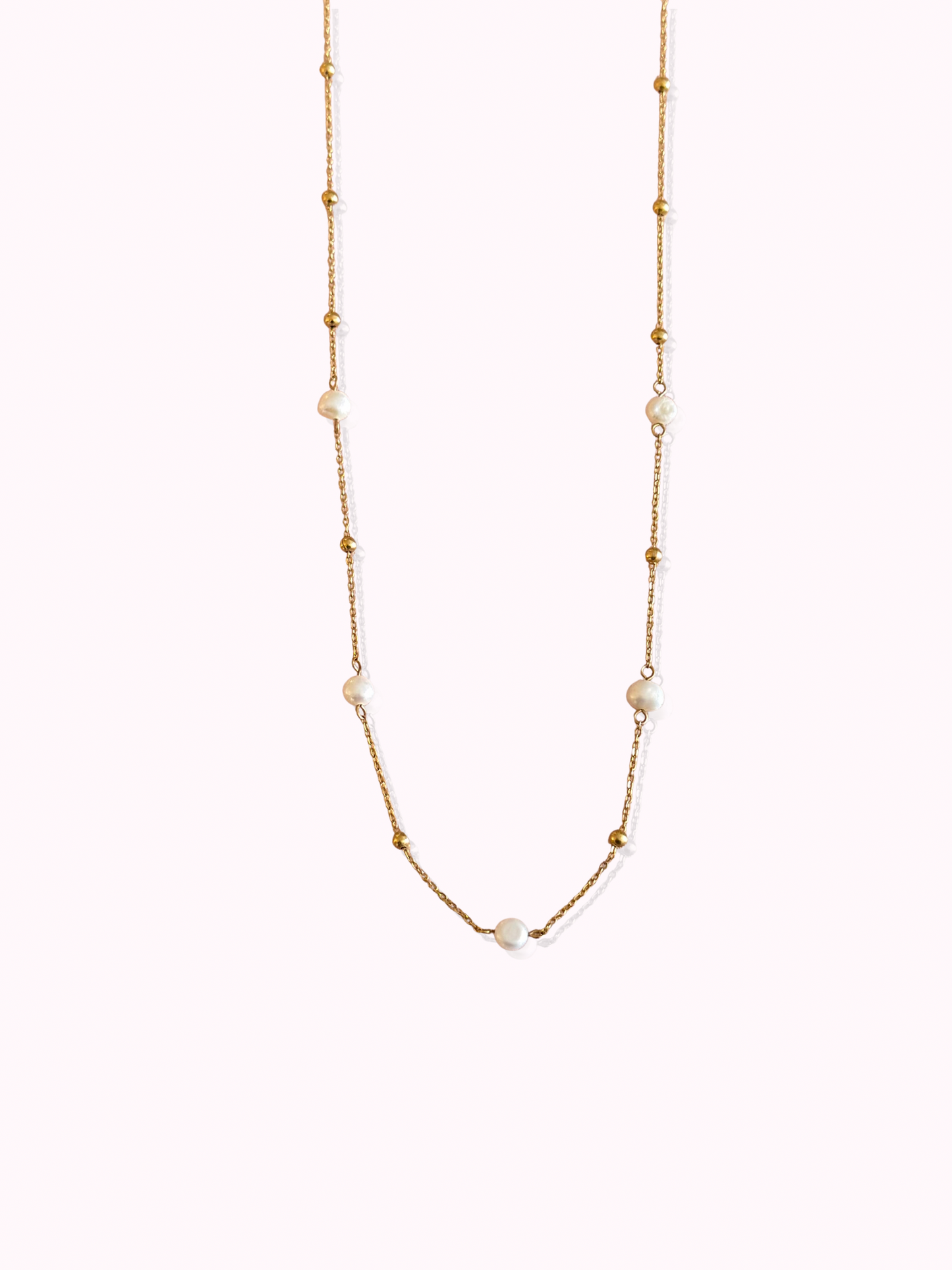 Necklace with Pearls and Beads