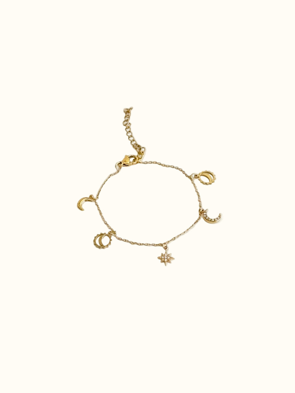 Moon and Star Bracelet