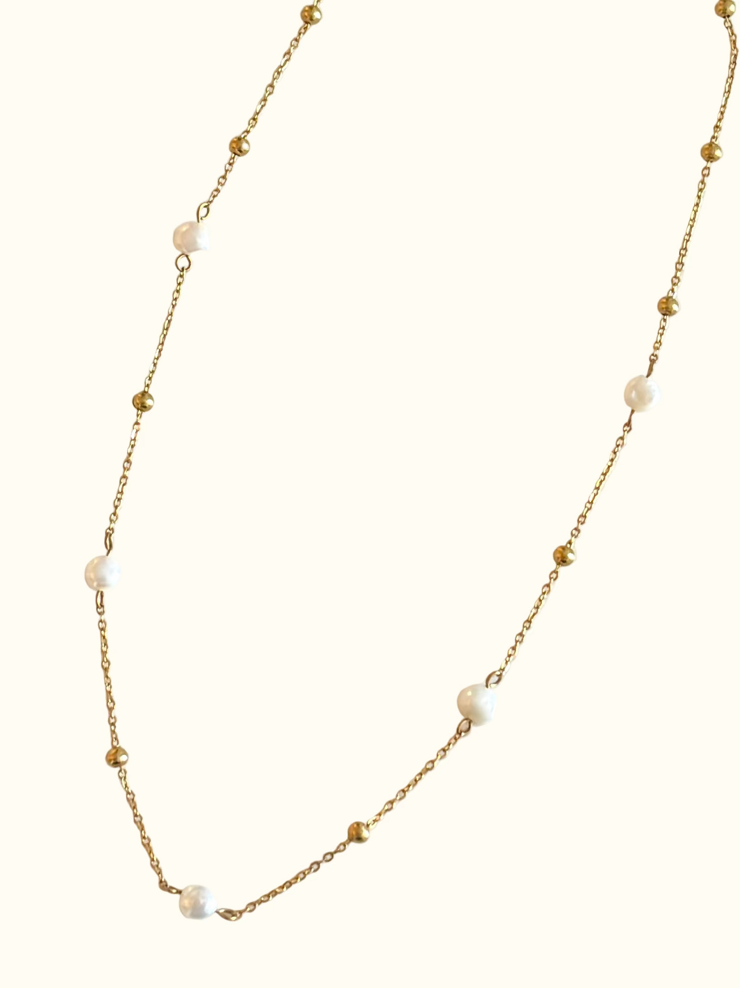 Necklace with Pearls and Beads