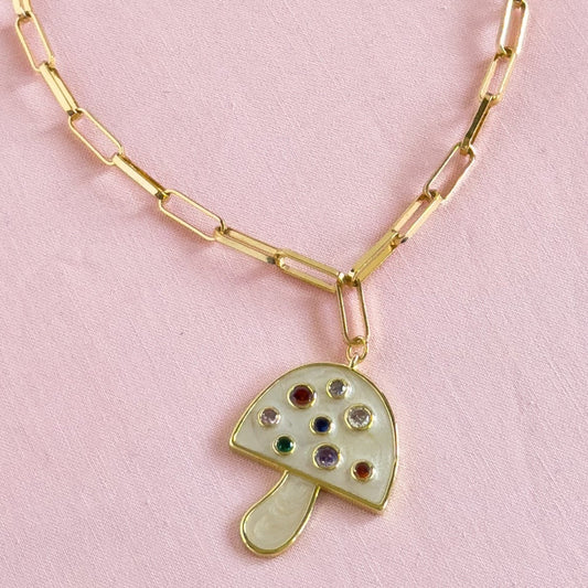 Mushroom Necklace