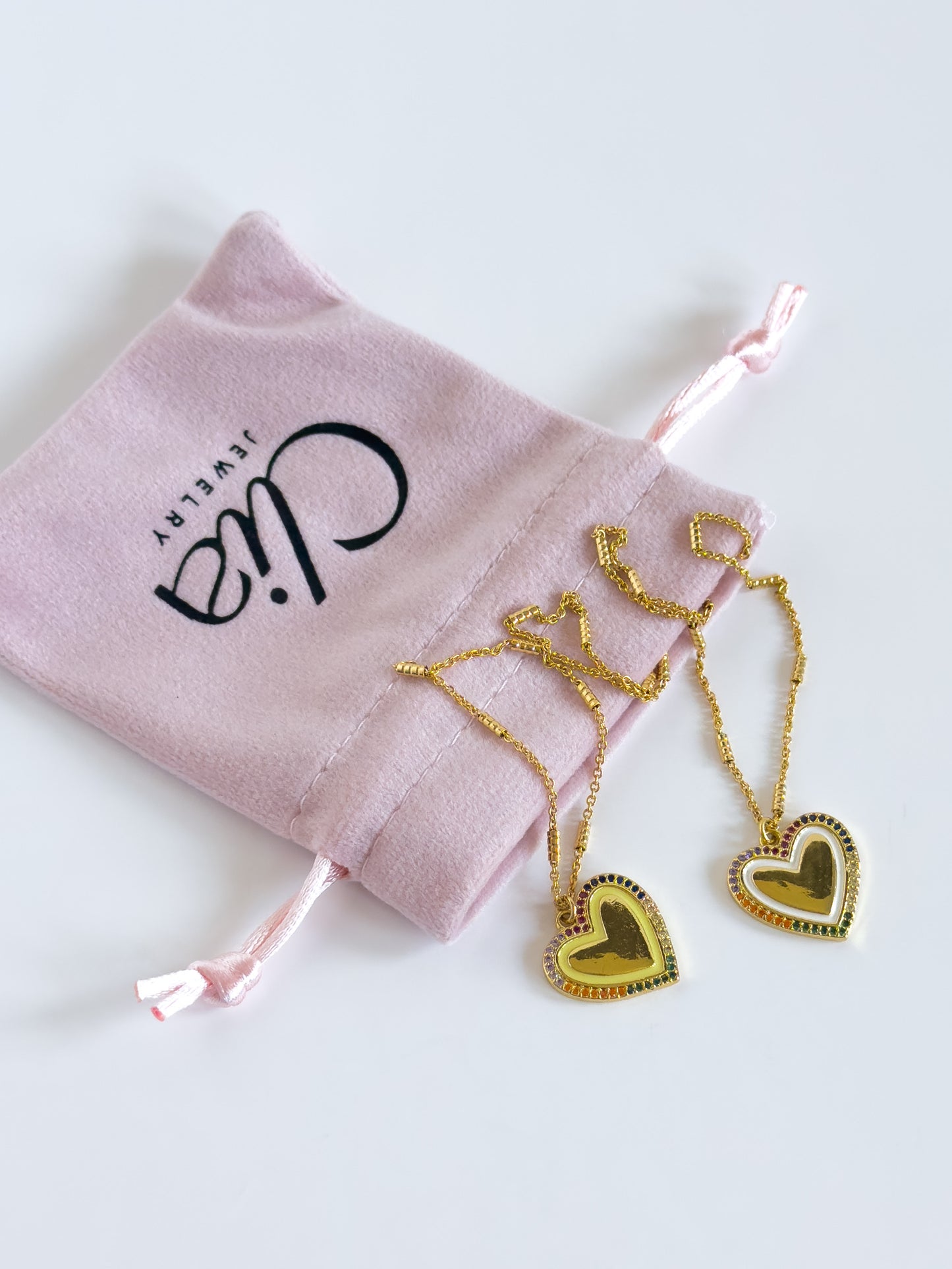 Colorful Heart Necklace