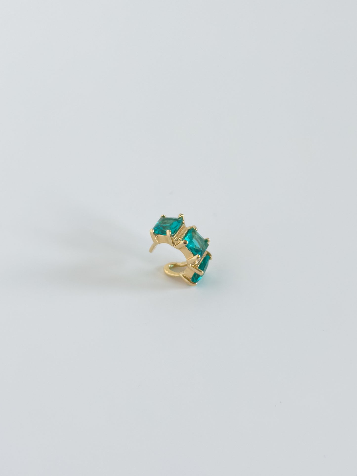 Green Crystal Earcuff