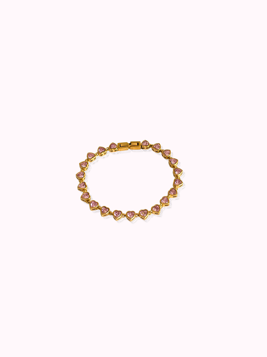 Sparkling Hearts Bracelet