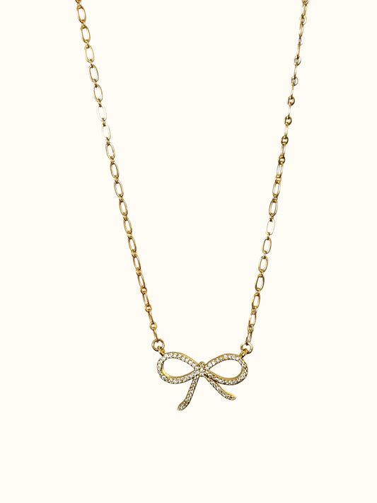 Bow Necklace