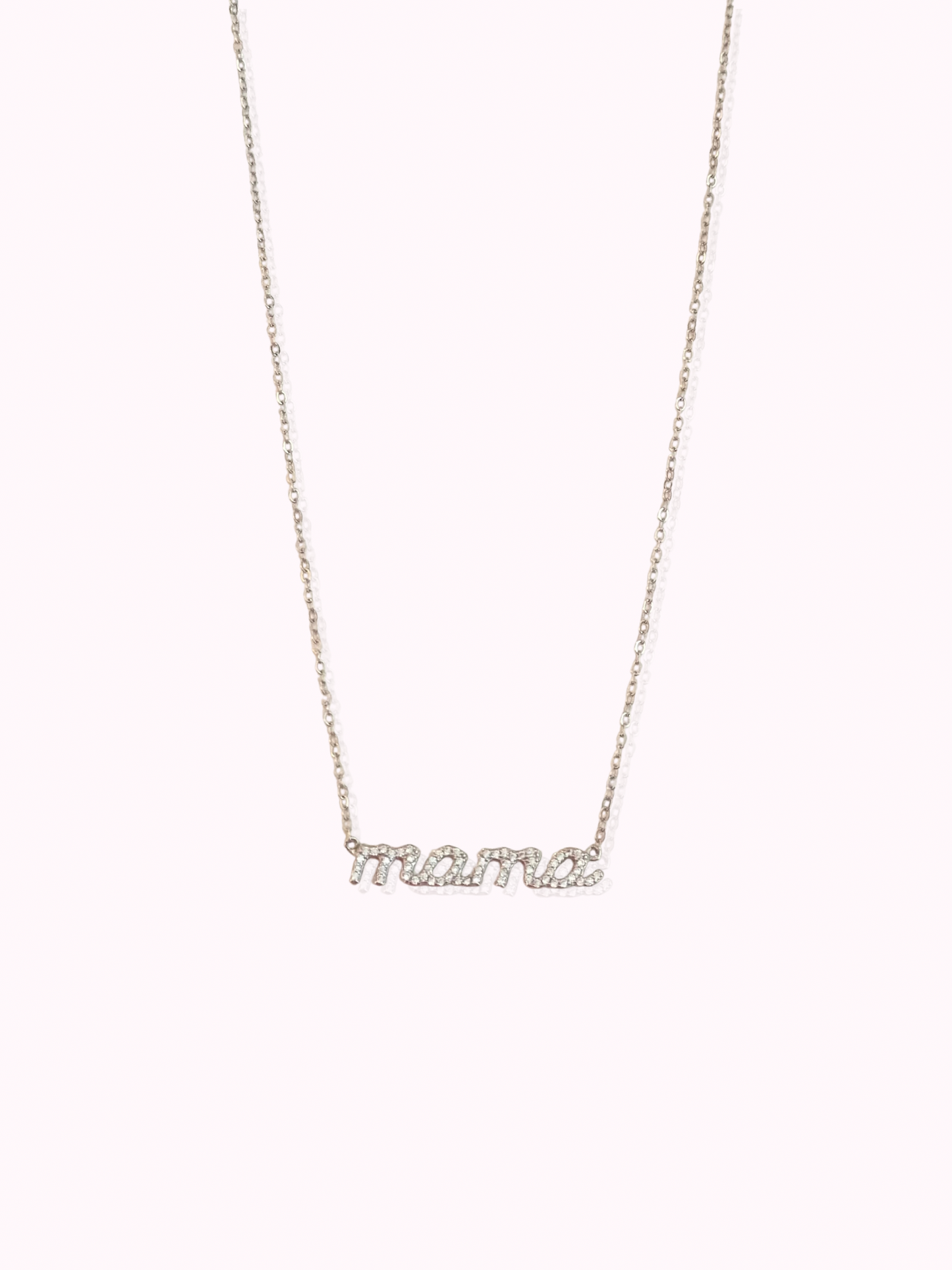 Collar de plata para mamá
