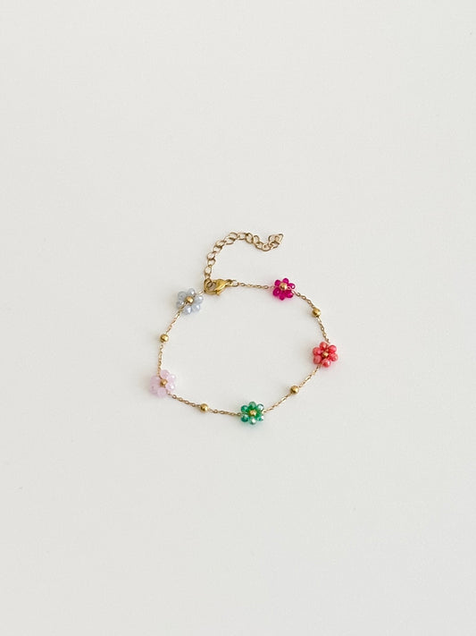 Colorful Flower Bracelet