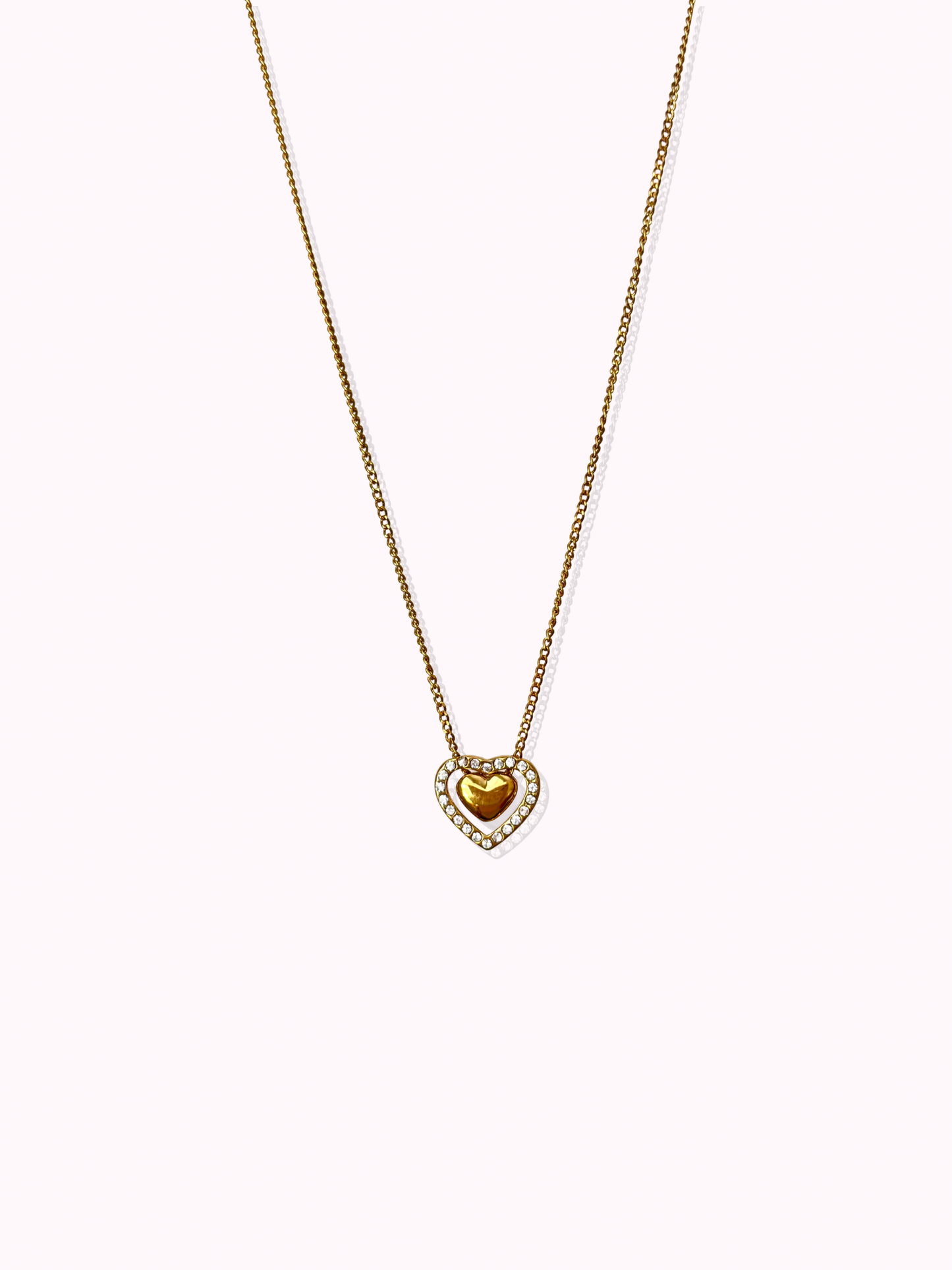 Double Heart Necklace