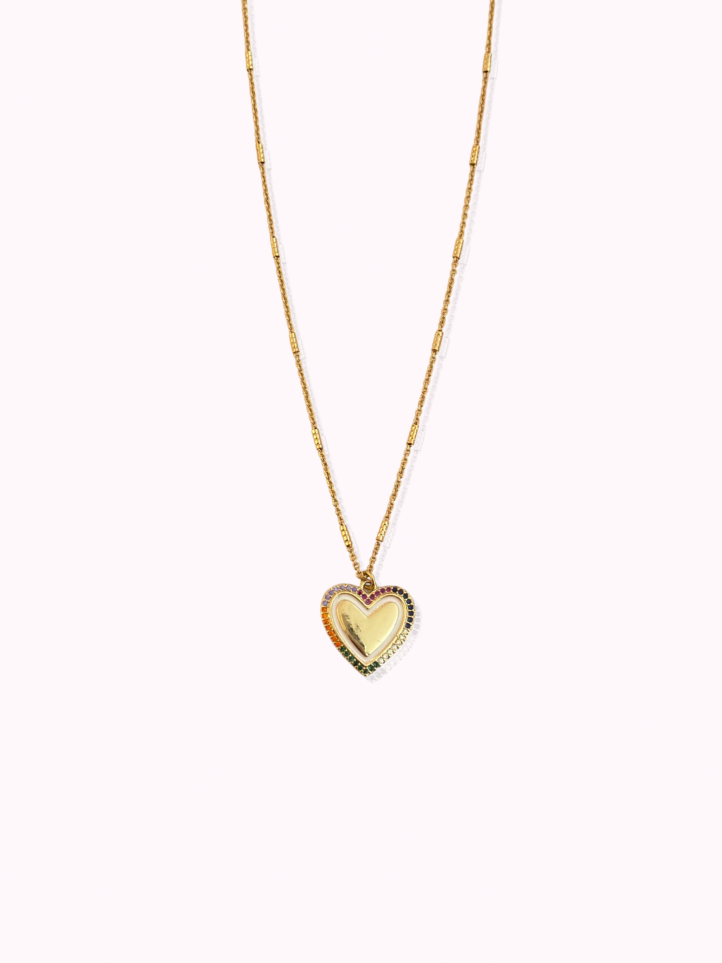 Colorful Heart Necklace