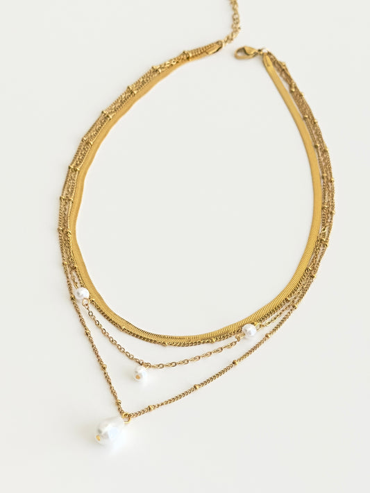 Pearl Necklace Set