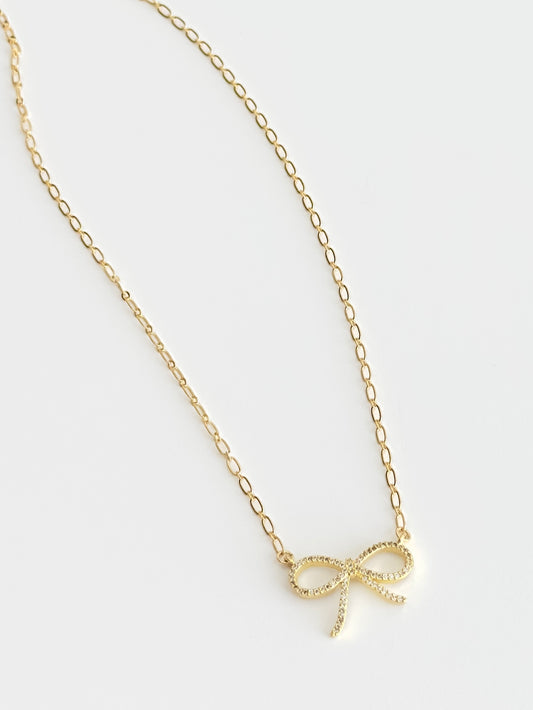 Bow Necklace
