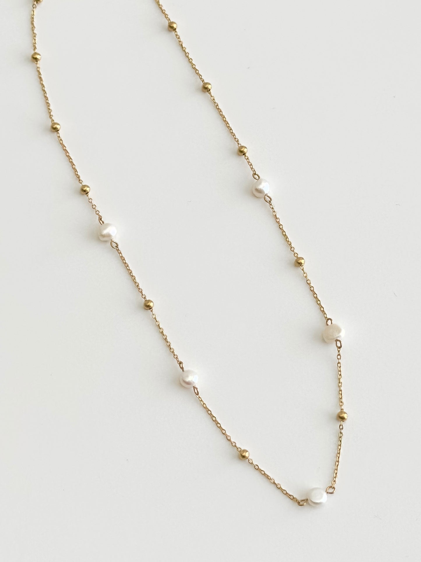 Necklace with Pearls and Beads