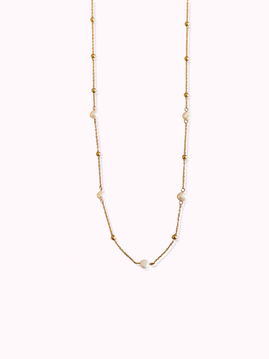 Necklace with Pearls and Beads