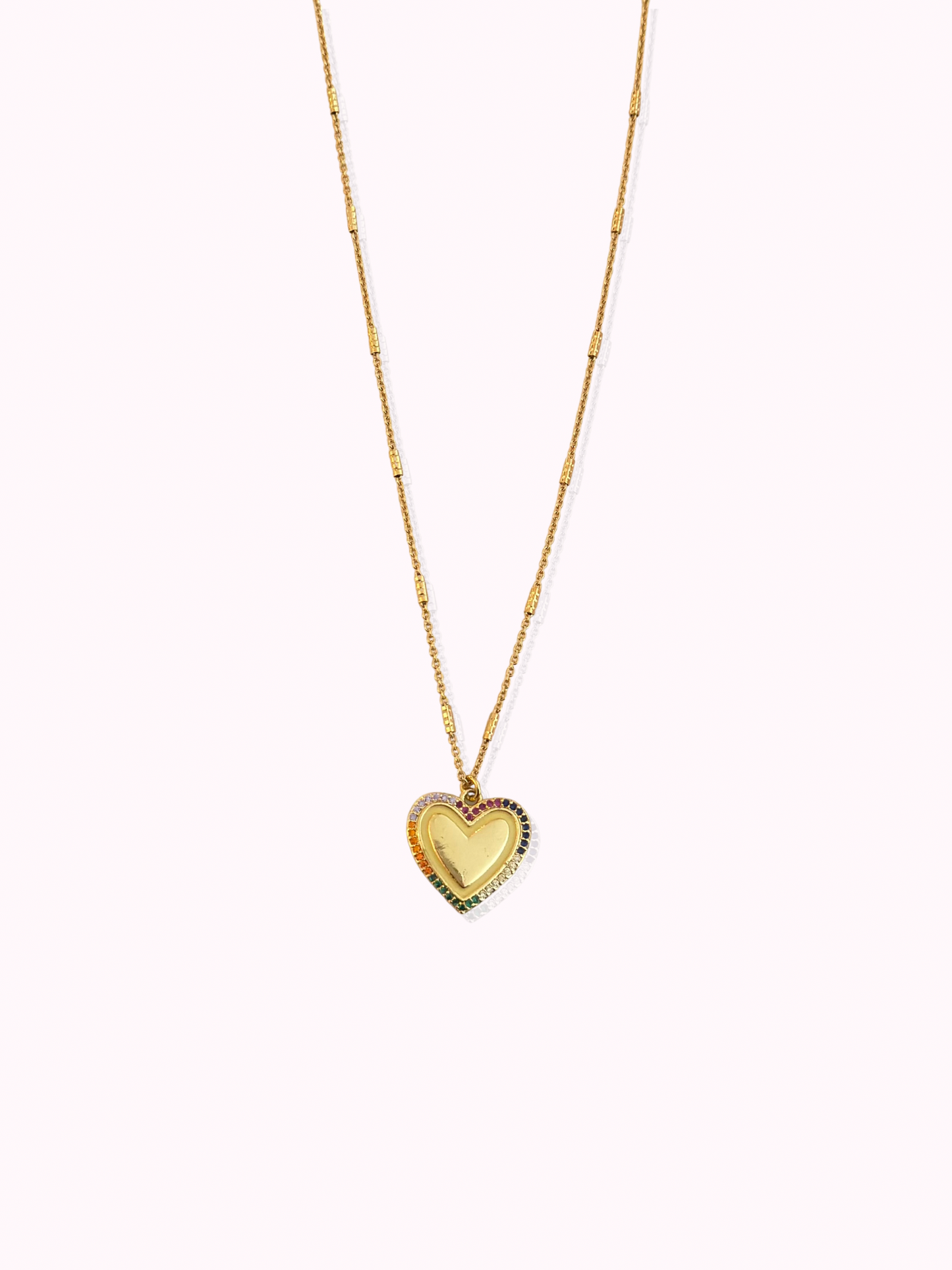 Colorful Heart Necklace