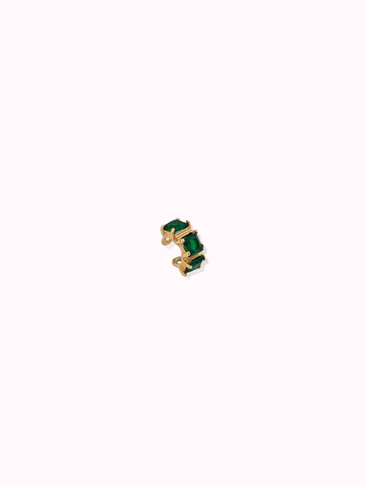 Green Crystal Earcuff