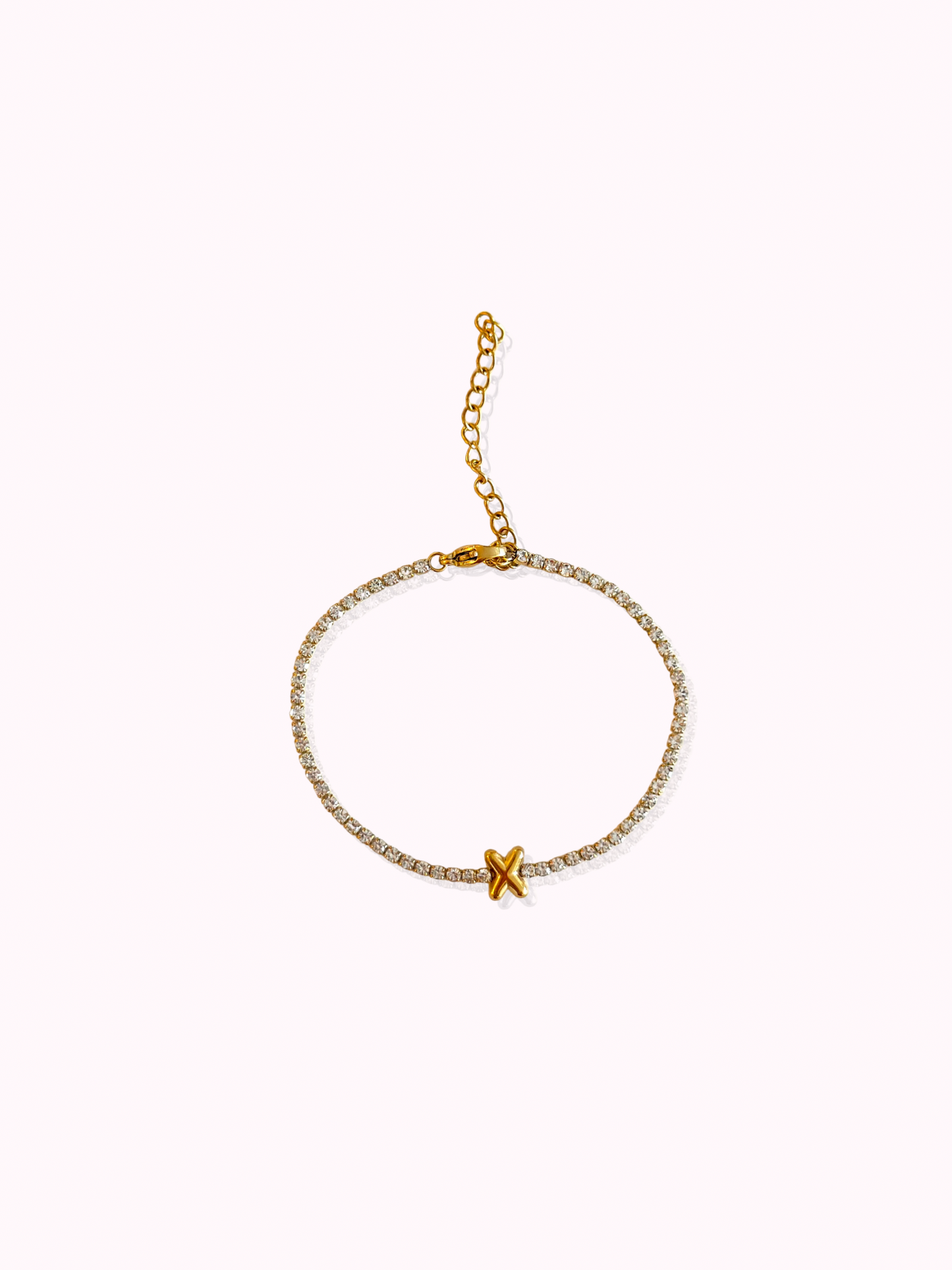 Initial Tennis Bracelet