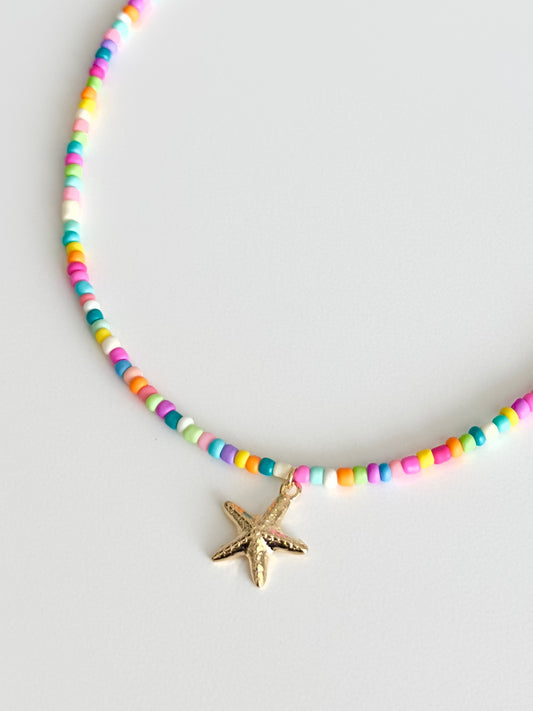 Colorful summer necklace