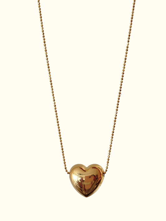 Mini Chubby Heart Necklace