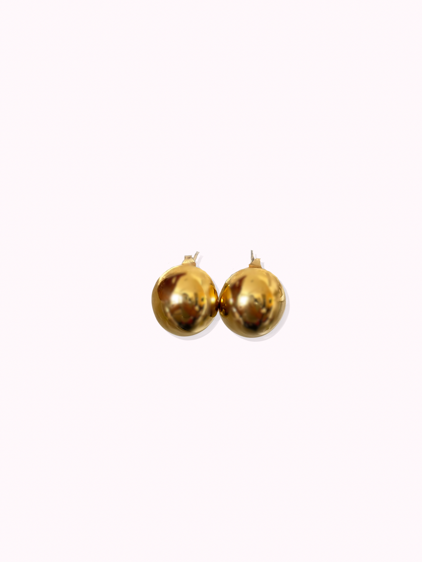 Gold Circle Earrings