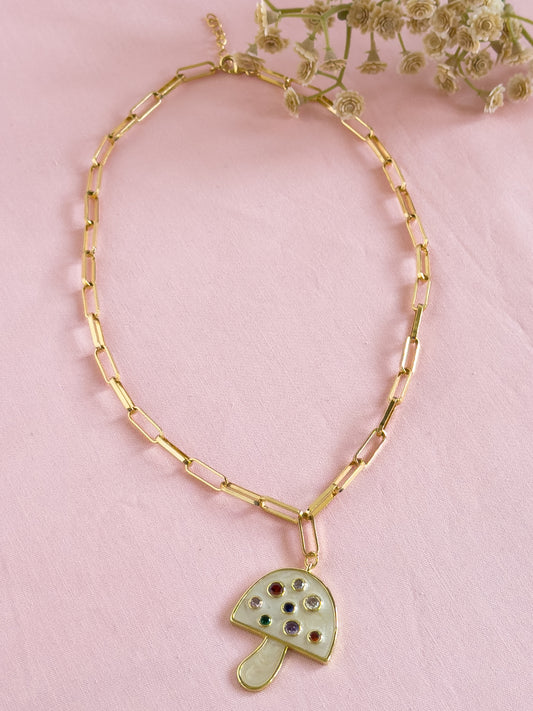 Mushroom Necklace