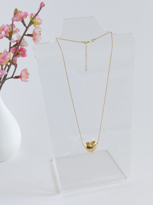 Mini Chubby Heart Necklace