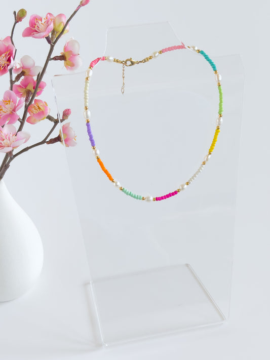 Colorful Pearl Necklace